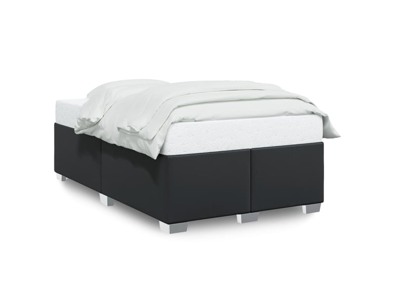  Lit double- lit adulte -  cadre de lit sans matelas noir 120x190 cm similicuir  - Conforama A