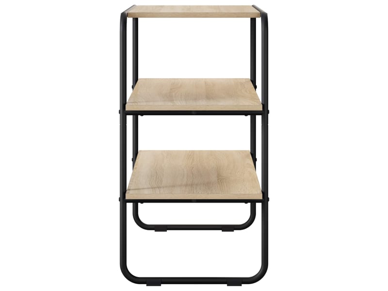  Vidaxl table console chêne sonoma 80 x 41 x 75 cm bois d'ingénierie  - Conforama E