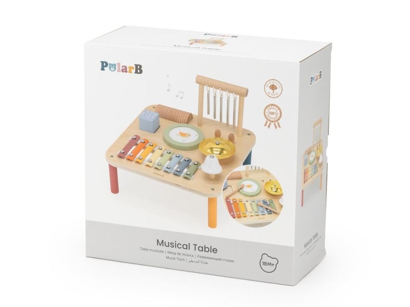  Table musicale viga 44277 polarb - premiers instruments en bois 6971608442773 - Conforama C