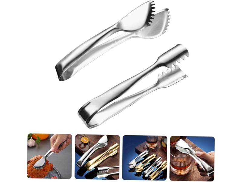 2pièces pince à glaçons petite pince alimentaire de cuisine pratique pour maintenir place aliments comme sucre et glaçons No Commercial reference - Conforama C