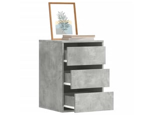 Commode 1 tiroir(s) <strong></strong> <strong></strong> coloris gris largeur 40 cm