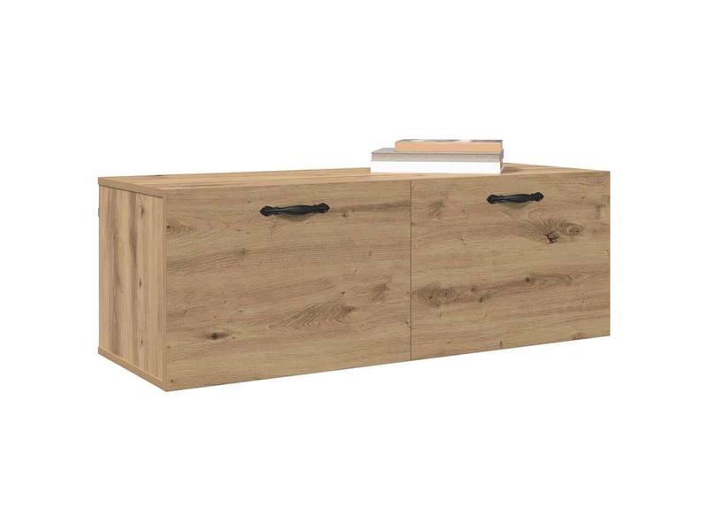  Armoire murale salon, meuble de rangement 100 x 36,5 x 35 cm bois d'ingénierie shl3299  - Conforama C