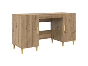Bureau   140 cm coloris bois clair
