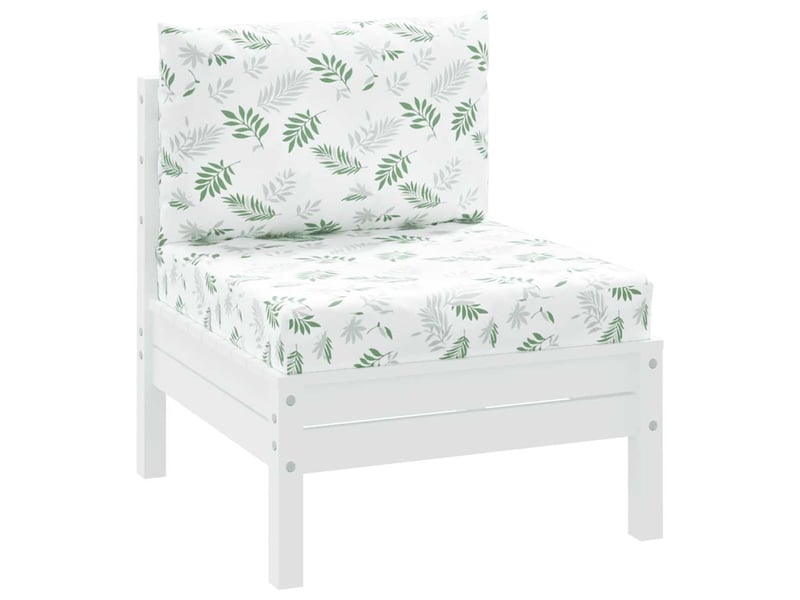  Lot de 2 coussins de palette, coussins de canapé motif de feuilles tissu oxford cf59570  - Conforama C