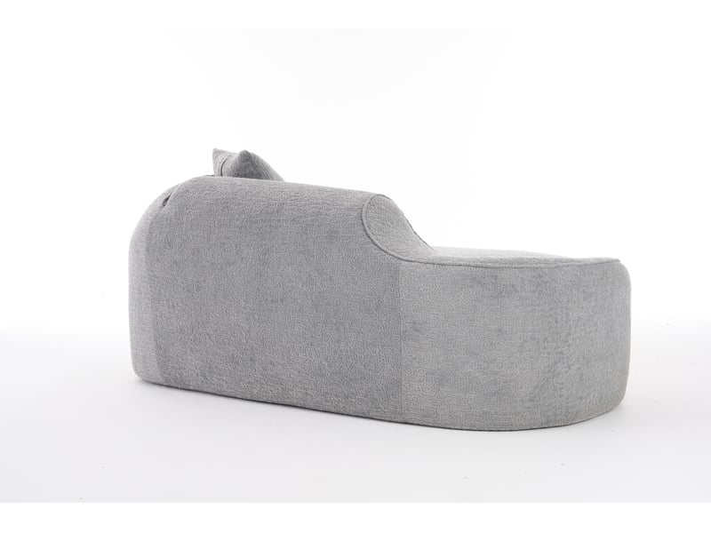  Méridienne convertible 155x96x65 cm gris clair  - Conforama D