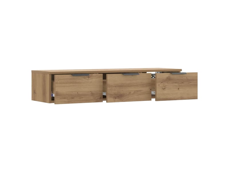  Armoire murale, meuble de rangement chêne artisanal 102x30x20 cm bois d'ingénierie  - Conforama D