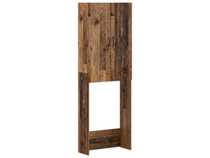 Armoire de toilette, meuble de toilette hoorn bois ancien 66x25.5x190 cm