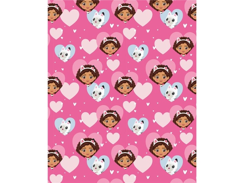  Plaid flanelle gabby et la maison magique – couverture ultra douce et chaude  - Conforama A