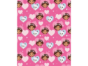 Plaid flanelle gabby et la maison magique – couverture ultra douce et chaude