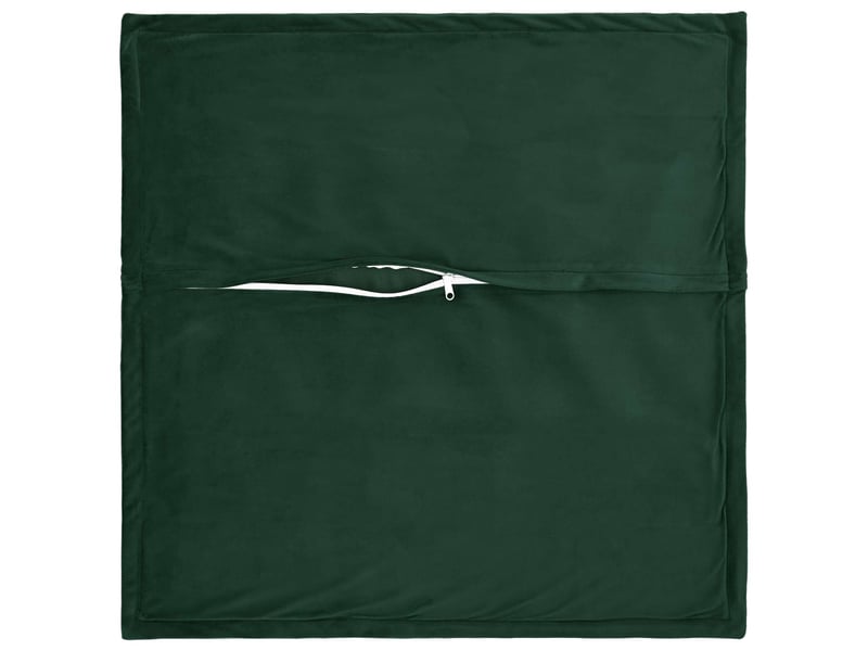  Lot de 2 coussins avec oreiller, coussins décoratifs houten vert foncé fløjl cf51234  - Conforama D
