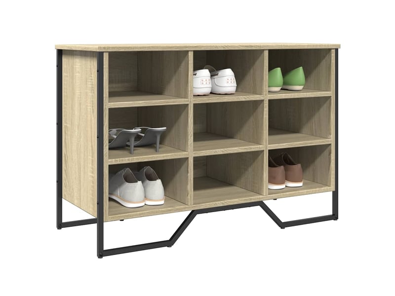  Meuble à chaussure, armoire à chaussures chêne sonoma 90x38x61,5 cm bois ingénierie  - Conforama B