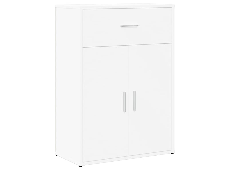  Buffets 2 pcs - bahut - meuble de rangement blanc 60x30x84 cm bois d'ingénierie  - Conforama D
