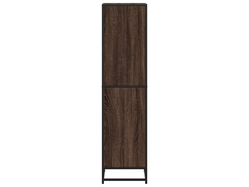  Bibliothèque, étagère de rangement chêne marron 40x35x139 cm bois d'ingénierie  - Conforama E