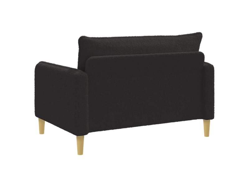  Vidaxl fauteuil xxl noir bouclé  - Conforama E