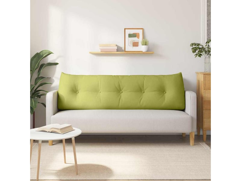 Coussin de dos, coussin de dossier vert clair 160 x 24 x 50 cm tissu cf55049 - Conforama D