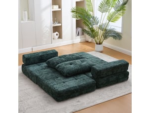 Pouf / repose pied <strong>FLORAGRACE</strong> <strong>4071258159266</strong> vert