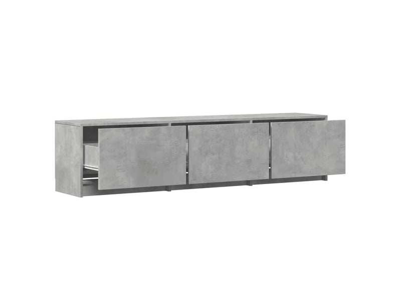  Meuble tv - banc tv - meuble de rangement béton bois d'ingénierie  - Conforama D