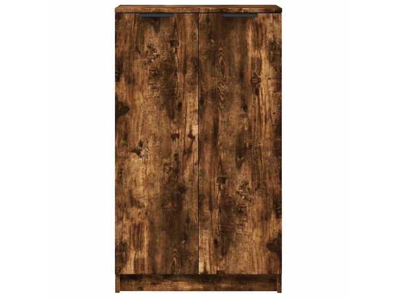  Meuble à chaussures, armoire à chaussures chêne fumé 59x35x100 cm bois d'ingénierie  - Conforama D