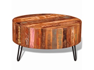 Table basse rectangulaire coloris marron  