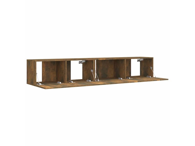  Ensemble de meubles tv 2 pcs chêne fumé bois d'ingénierie shl47111  - Conforama D