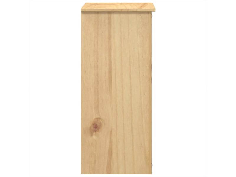  Commode de salon, meuble de rangement corona 80x40x89 cm bois massif de pin  - Conforama E