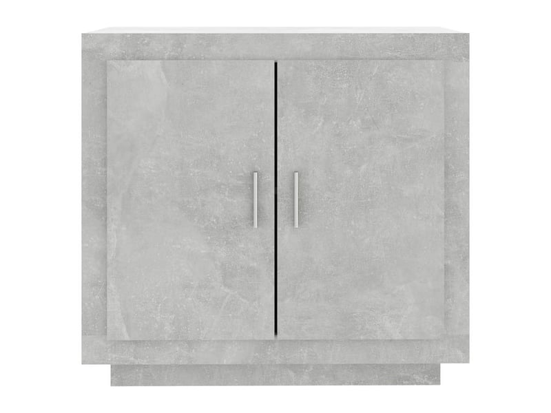  Buffet - bahut - meuble de rangement gris béton 80x40x75 cm bois d'ingénierie  - Conforama C