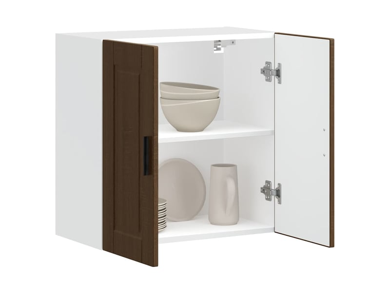  Armoire murale de cuisine porto chêne marron bois d'ingénierie shl3473  - Conforama D
