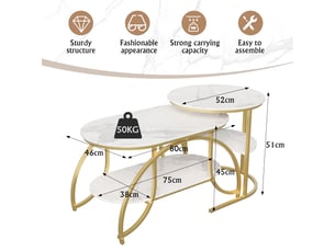 Table basse  coloris marron <strong></strong> <strong></strong>