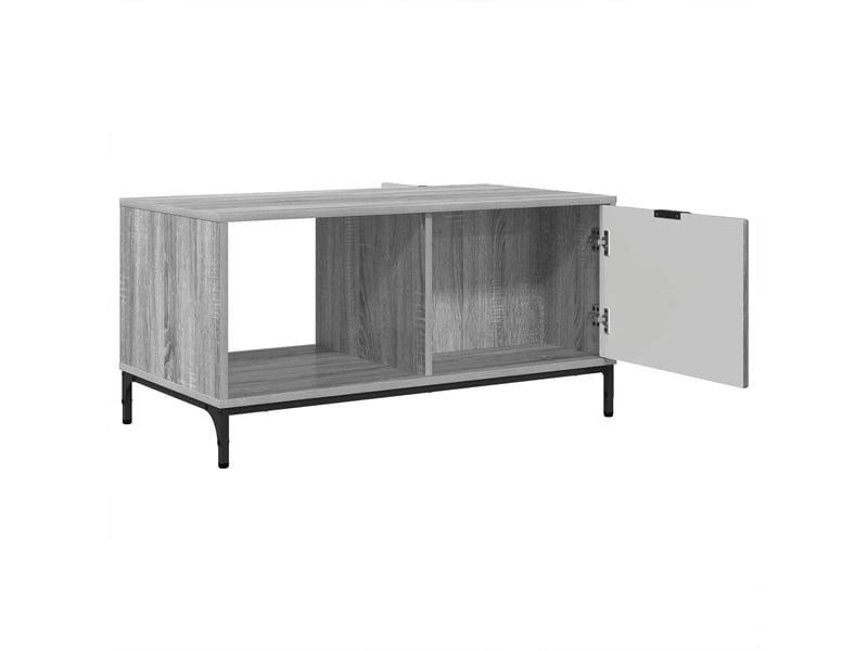  Table basse - table de salon - table à thé gris sonoma 90 x 49 x 46 cm bois d'ingénierie  - Conforama E