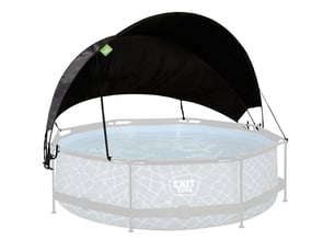 Voile d'ombrage pour piscine tubulaire ronde ø 3,00 à 3,10 m - exit toys