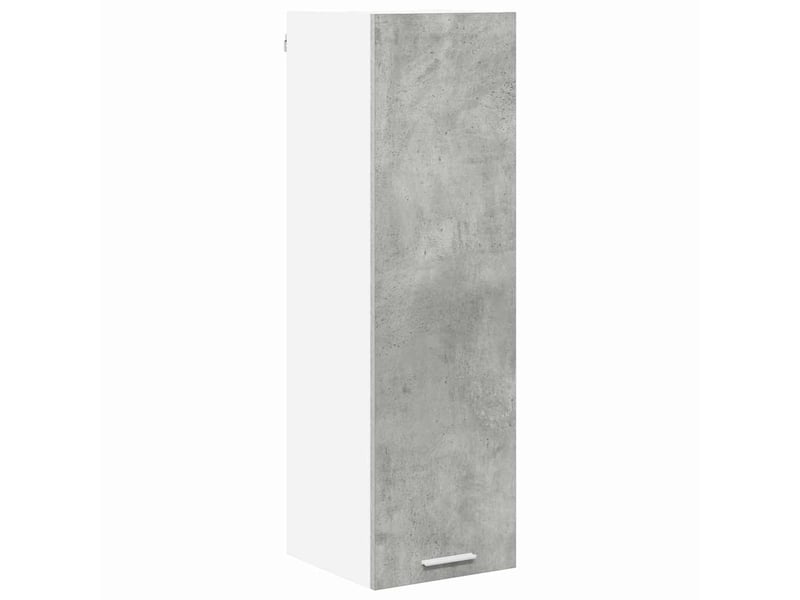  Meuble de rangement cuisine, armoire suspendue gris béton 30x31x100cm bois d'ingénierie  - Conforama A