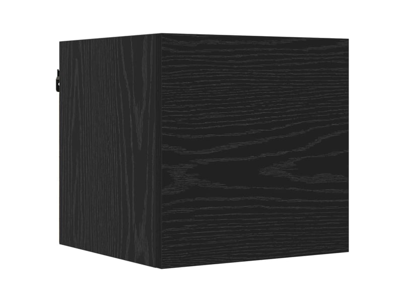 Ensemble meuble tv - banc tv - meuble de rangement 7 pcs chêne noir bois d'ingénierie  - Conforama D