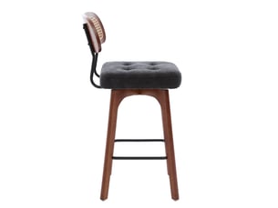 tabouret de bar  PANGIVO W3056P520511 - noir hauteur d'assise 67.5 cm vendu Par paire