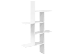 Étagère murale, étagère suspendue blanc 61 x 15 x 102 cm bois d'ingénierie cf42041
