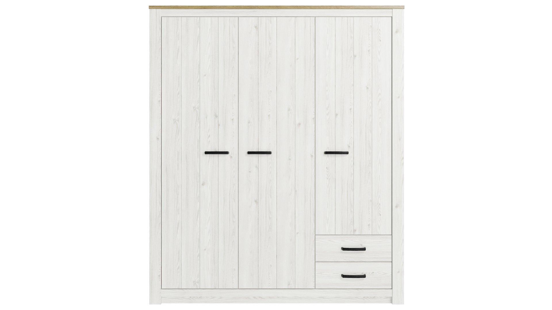 Armoire ELARA blanc 212.7 Conforama