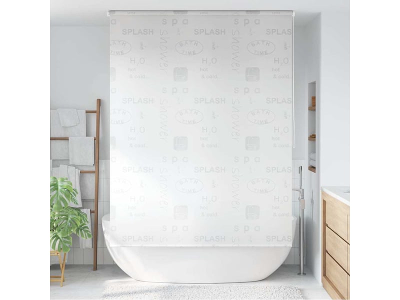  Store enrouleur, store roulant de douche 140x240 cm éclaboussures cf47273  - Conforama B
