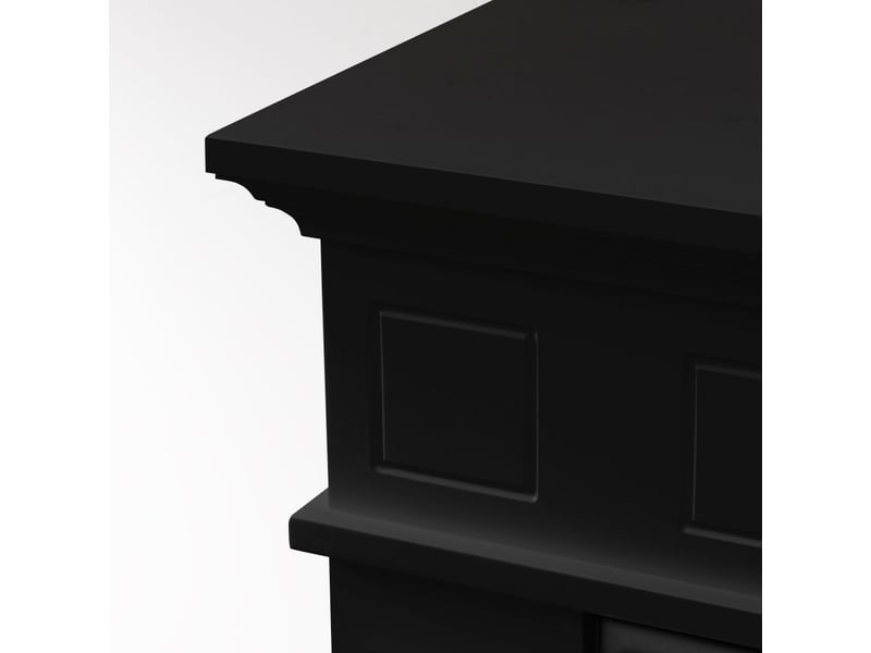  Cheminée électrique sur pied jefferson avec effet flamme 89,5 x 90,5 x 28 cm en bois noir  - Conforama D