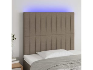 Tete de lit A poser largeur 100 cm taupe