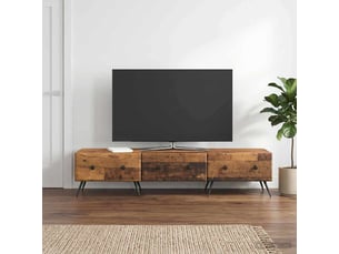 Meuble tv coloris marron 147 cm <strong></strong>  <strong></strong>