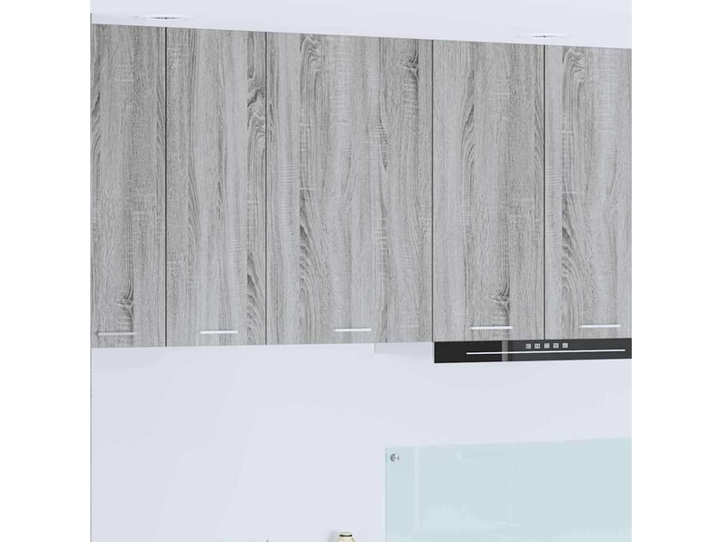 Meuble de rangement | armoire suspendue gris sonoma et blanc 50 x 31 x 80 cm - Conforama B