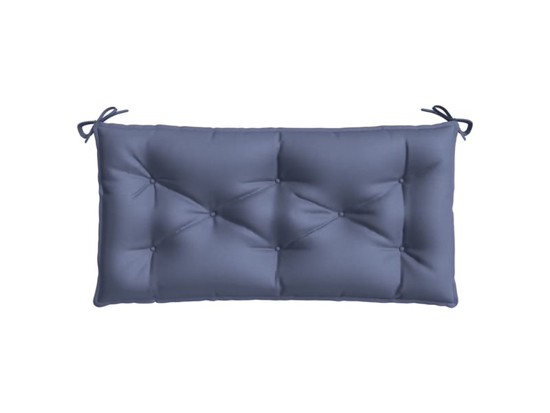  Coussin de banc de jardin, coussin d'assise bleu marine 100x50x7 cm tissu oxford cf52683  - Conforama A