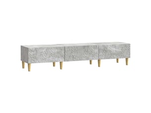 Meuble tv coloris gris 147 cm <strong></strong>  <strong></strong>