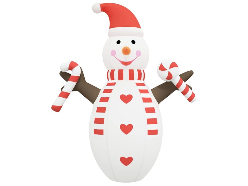  Bonhomme de neige gonflable de noël avec led 630 cm  - Conforama D