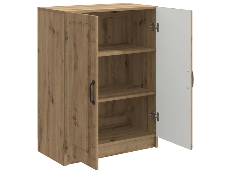  Buffet - bahut - meuble de rangement chêne artisanal 66 x 34,5 x 87 cm bois d'ingénierie  - Conforama E