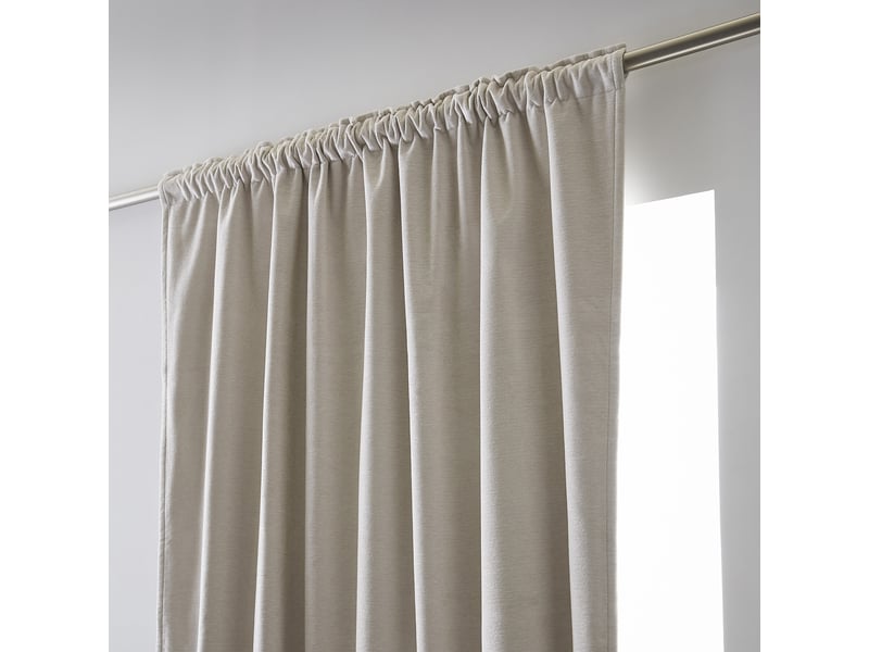  Rideau galon fronceur + polaire 140x260 cm polyester pampa PD21532 - Conforama B