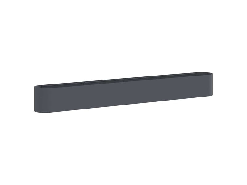 Jardinière - jardin surélevé anthracite 360 x 40 x 40 cm - Conforama A