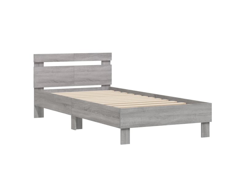  Lit simple- lit adulte -  cadre de lit sans matelas avec tête de lit 100x200 cm  - Conforama B