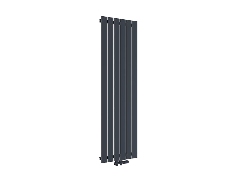  Emke radiateur à eau chaude, radiateur plat seule couche connexion centrale, vertical design, anthracite 160 x 46 cm, 751w  - Conforama A