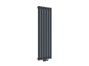 Emke radiateur à eau chaude, radiateur plat seule couche connexion centrale, vertical design, anthracite 160 x 46 cm, 751w