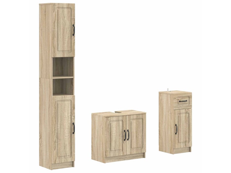 Ensemble de meuble de salle de bain 3 pièces utrecht cf63502 - Conforama A